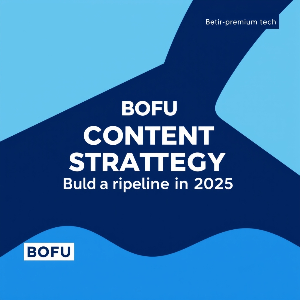 BOFU Content Strategy SaaS: Build a Pipeline in 2025