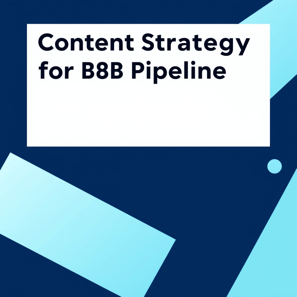 Content Strategy for B2B Pipeline: 7-Step Framework