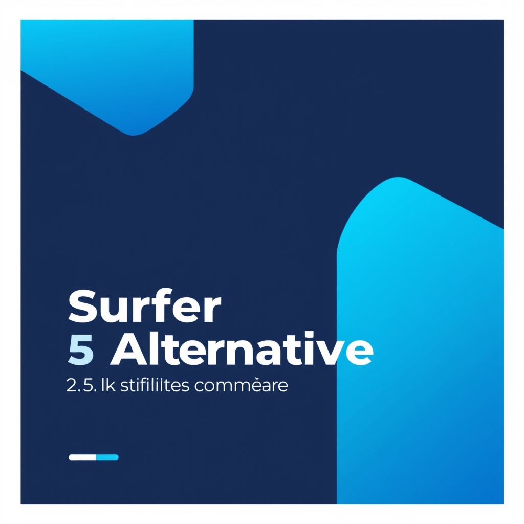 Surfer SEO Alternative : 5 outils comparés en 2025