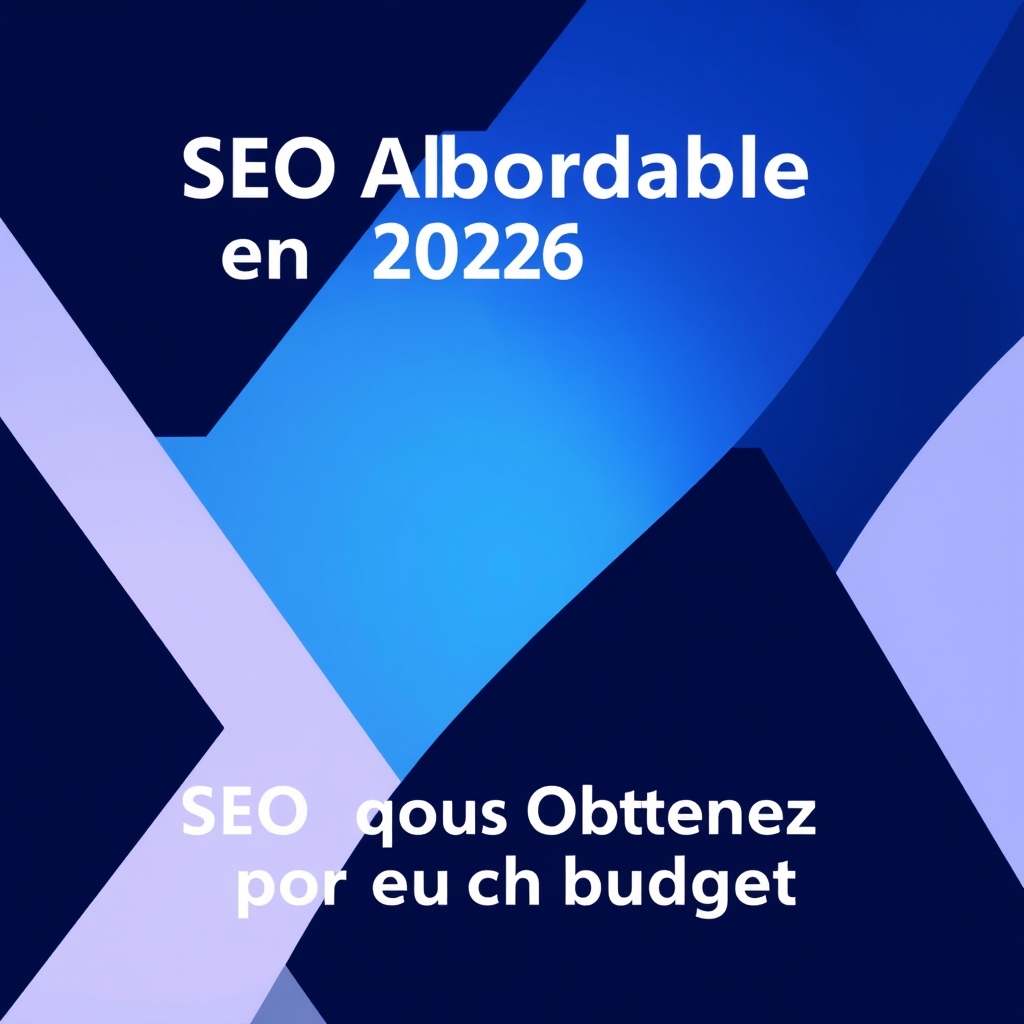 SEO Abordable en 2026 : Ce Que Vous Obtenez pour Chaque Budget