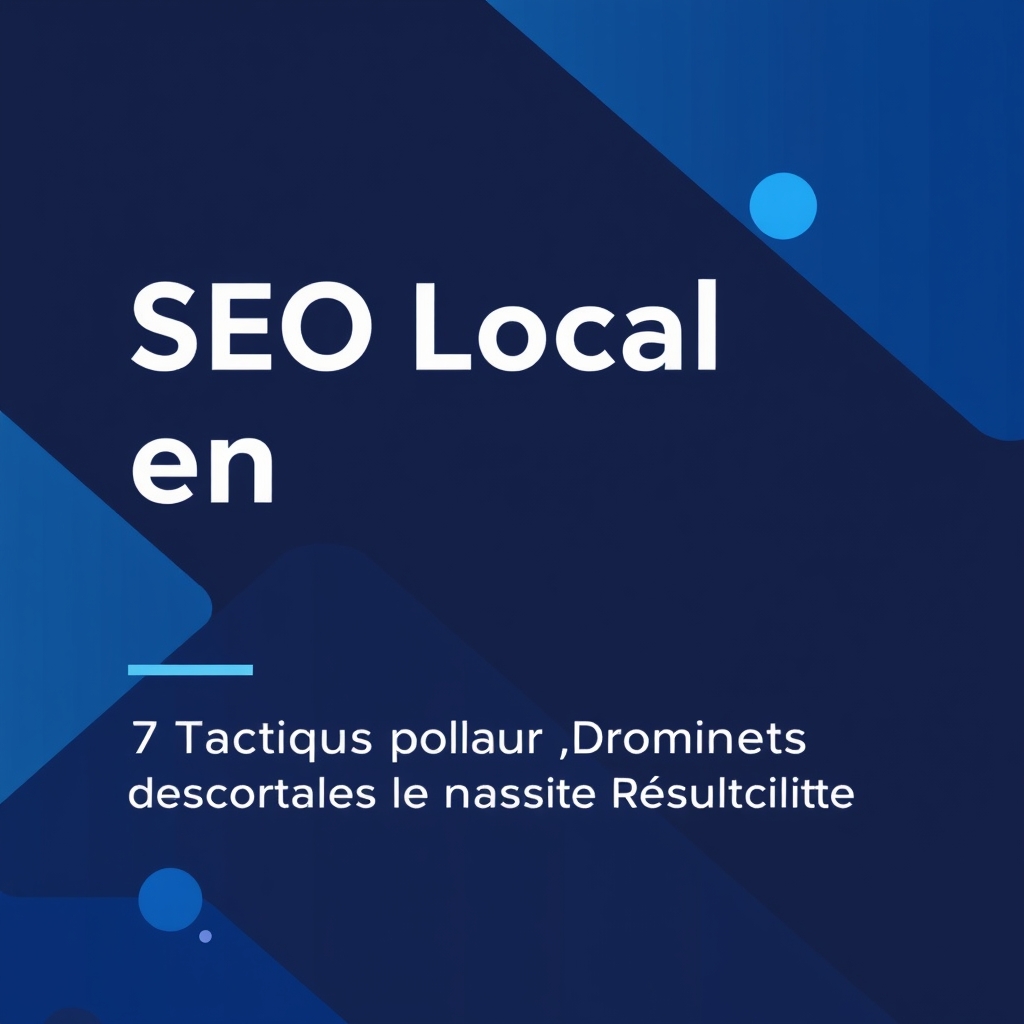 SEO Local en France : 7 Tactiques pour Dominer les Résultats de Recherche dans Votre Ville