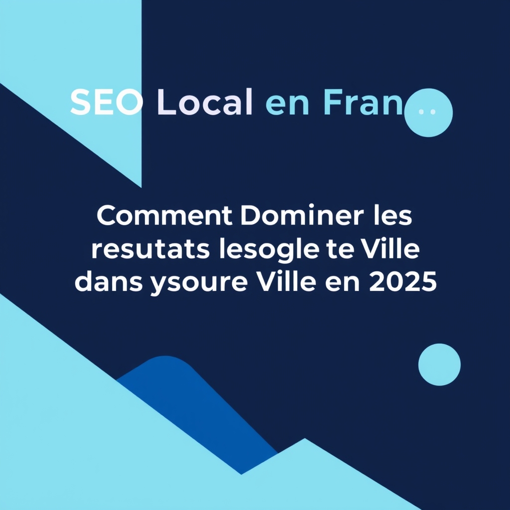 SEO Local en France : Comment Dominer les Résultats Google dans Votre Ville en 2025