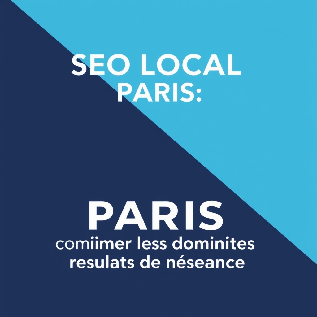SEO Local Paris : Le Guide 2026 pour Dominer les Résultats de Recherche
