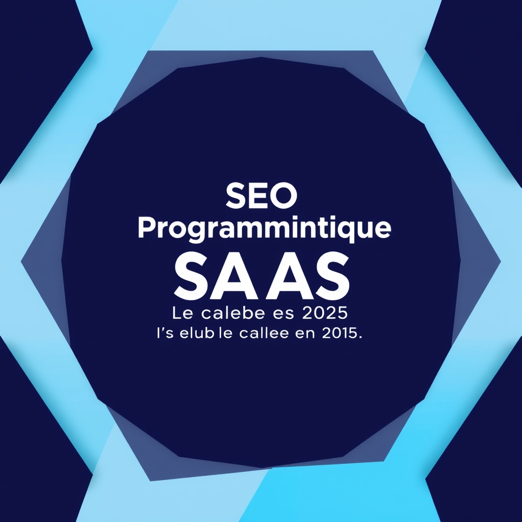 SEO Programmatique SaaS : Le Guide Complet pour Scaler en 2025