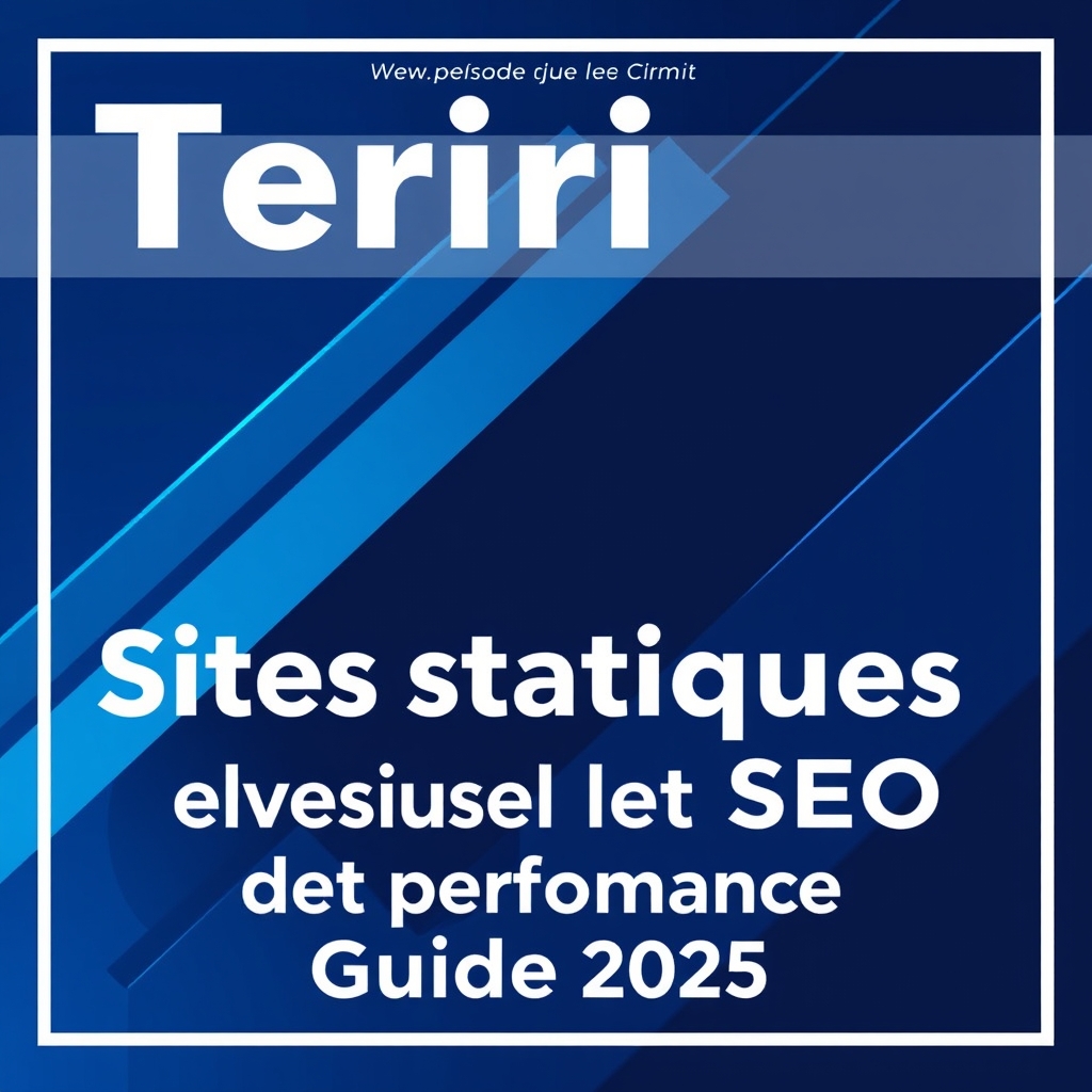 Sites statiques et SEO : avantages de performance — Guide 2025
