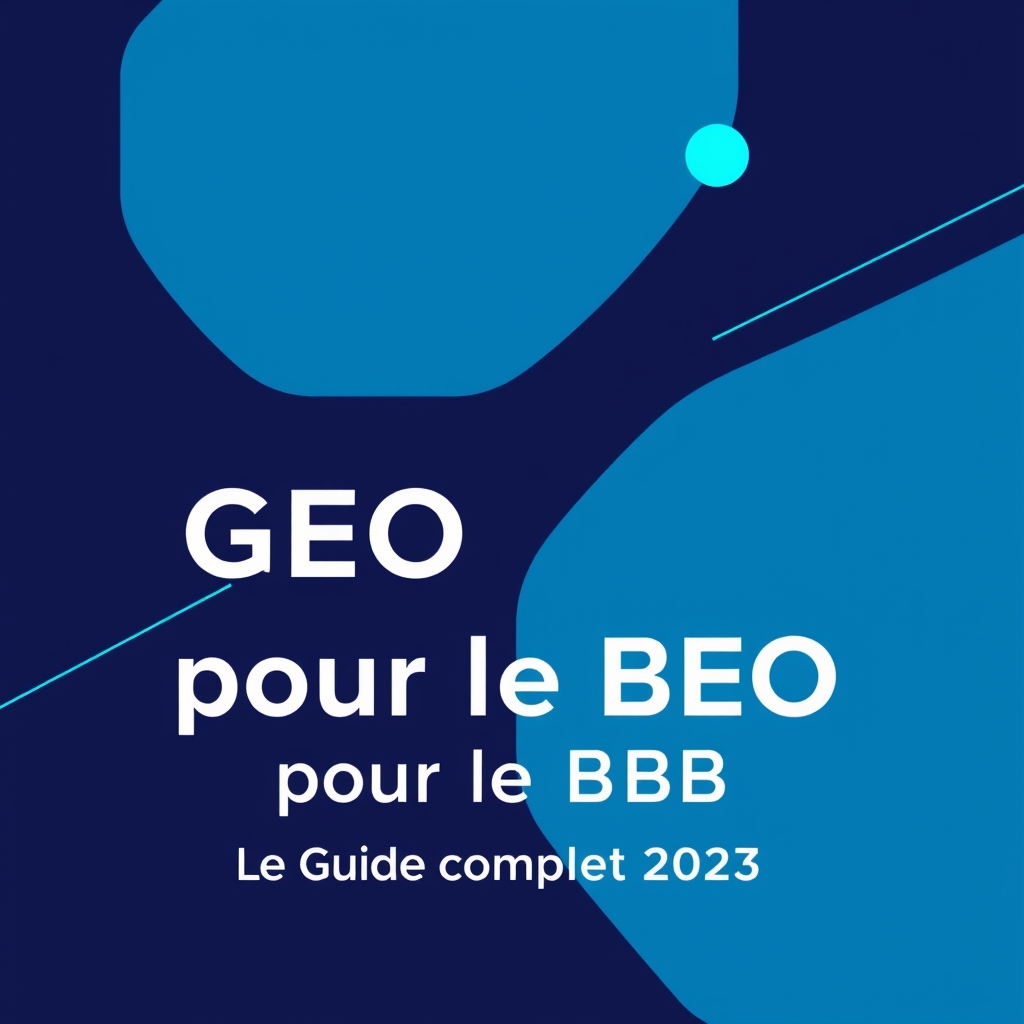 Stratégie GEO SEO pour le B2B : Le Guide Complet 2025