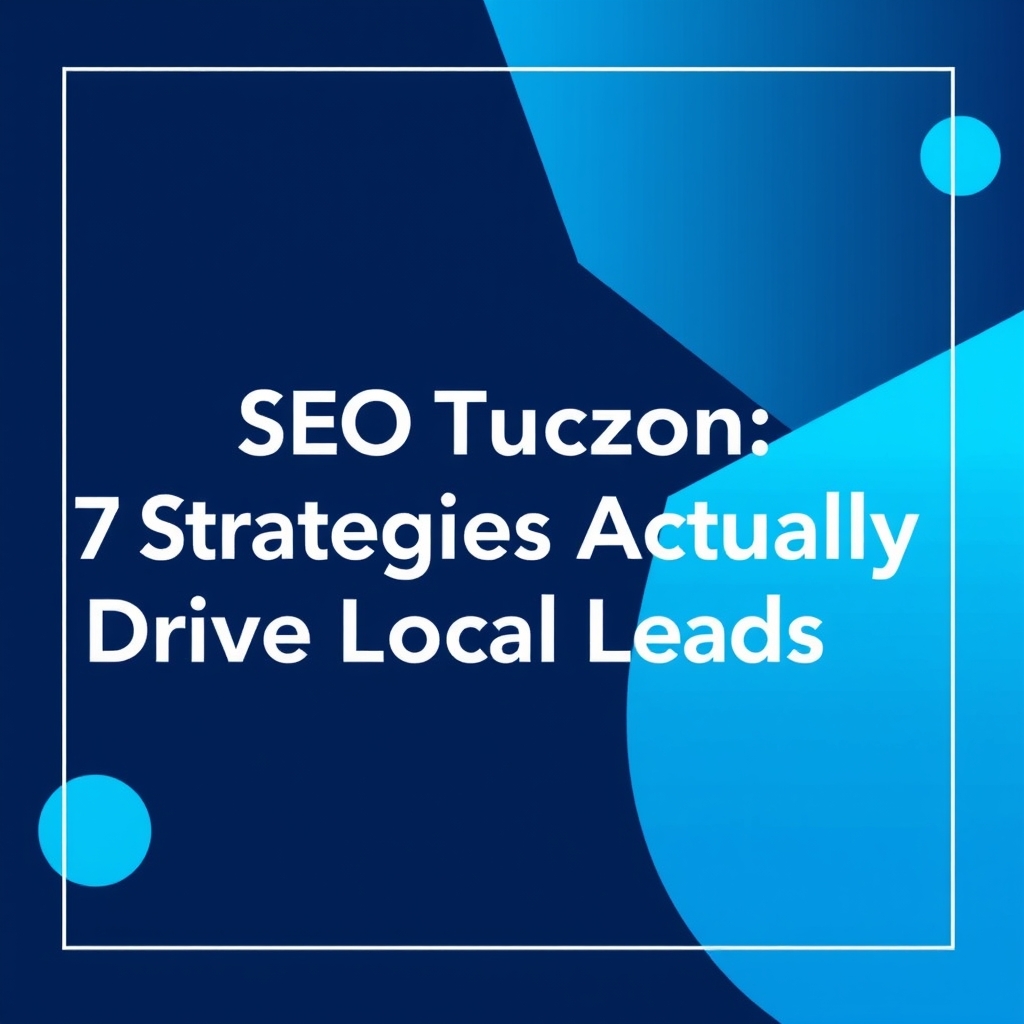SEO Tucson: 7 Strategies That Actually Drive Local Leads